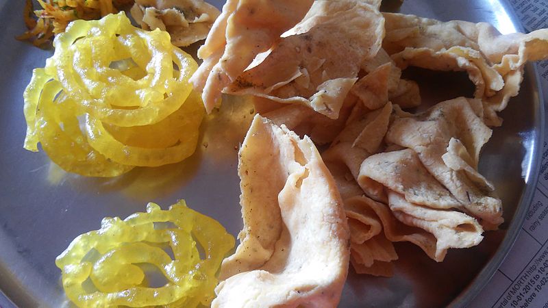 Jalebi with Fafda